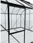 Seitenfenster 'V' ESG Aluminium schwarz 59,5 x 79,2 cm f&uuml;r Vitavia Gew&auml;chsh&auml;user