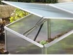 Vitavia Fensterheber Aluminium silberfarben f&uuml;r Gew&auml;chsh&auml;user