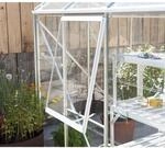 Vitavia Alu-Seitenfenster 'V' aluminiumfarben 59 x 79,2 cm f&uuml;r Gew&auml;chsh&auml;user