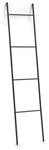Zeller Handtuchhalter Metall schwarz 38 x 176 x 2 cm