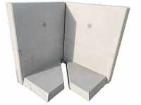 Diephaus Winkelstütze Beton grau 100 x 100 x 105 cm