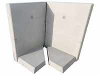Diephaus Winkelstütze Beton grau 100 x 100 x 130 cm