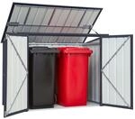 Globel M&uuml;lltonnenbox 'Easy BIN2' anthrazit 171 x 95 cm