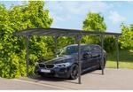 Westmann Carport 'Stockholm' mit Runddach anthrazit Aluminium 576 x 300 x 220 cm