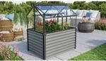 Vitavia Hochfr&uuml;hbeet 'Gaia Jumbo ESG' 122 x 137 x 83 cm granitfarben, schwarz