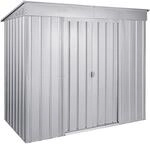 Globel Metallger&auml;tehaus 'Skillion S84' silber-metallic 234 x 113 cm