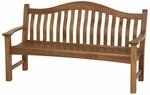 Gartenbank 'Dublin' 3-Sitzer Akazienholz braun 161 x 89 x 67 cm