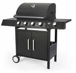 El Fuego Gasgrill 'San Angelo' schwarz 110 x 120 x 48 cm