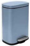 Spirella Treteimer 'Akira' Stahl blau matt 5 l, Soft-Close