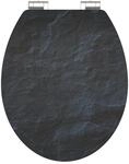Sch&uuml;tte WC-Sitz 'Black Stone HG' mit Absenkautomatik Holzkern