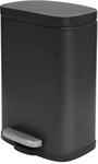 Spirella Treteimer 'Akira' Stahl matt-black 5 l