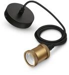 Philips Schnurpendel 'Vintage Cord' E27 gold 2 m