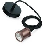 Philips Schnurpendel 'Vintage Cord' E27 ros&eacute;gold 2m