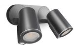 Steinel LED-Strahler 'Spot DUO Sensor' mit Bewegungsmelder anthrazit 1024 lm