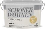 Sch&ouml;ner Wohnen Farbe Trendfarbe 'Pearl' perlwei&szlig; matt 5 l