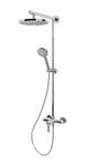 Schulte Duschsystem 'DuschMaster Rain' mit Einhebelmischer, rund, 155 cm