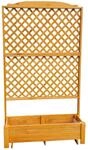 Promadino Rankkasten 'Romantica' braun 120 x 38 x 140 cm