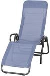 Siena Garden Liegestuhl 'Bito' klappbar blau 72 x 118 x 139 cm
