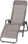Siena Garden Liegestuhl 'Bito' klappbar taupe 72 x 118 x 139 cm