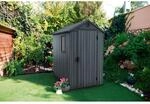 Keter Ger&auml;tehaus 'Darwin 6x4' grau/anthrazit 125,8 x 184,5 x 205,1 cm