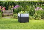 GARANTIA Hochbeet 'Ergo Quadro Turbo L 75 Stone' anthrazit 80 x 75 x 80 cm