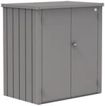 Biohort Terrassenschrank 'Romeo' Gr. L quarzgrau-metallic 132 x 140 x 87 cm