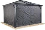Sojag Vorhang-Set f&uuml;r Pavillon 'Ventura 1010' dunkelgrau