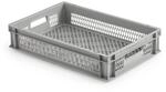 Alutec Kunststoffbeh&auml;lter durchbrochen grau 60 x 40 x 13 cm