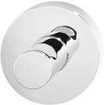 tesa Haken 'Powerbutton' Chrom rund selbstklebend