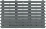Wenko Badematte 'Indoor & Outdoor' Kunststoff grau 80 x 50 cm