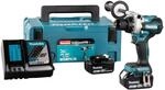 Makita Akku-Bohrschrauber 'DDF486RTJ' 18 V mit 2 x Akku 5 Ah, Ladeger&auml;t und MAKPAC