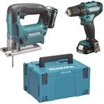 Makita Combo Kit 'CLX237SAJ' mit Bohrschrauber 'DF333DZ' und Stichs&auml;ge...