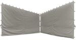 Siena Garden Seitenteile f&uuml;r Pavillon 'Berlino' grau 300 x 300 cm 2 St&uuml;ck