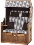 Trend by deVries Strandkorb 'Trend 10+' 2-Sitzer Akazienholz braun/beige 101 x 165 x
