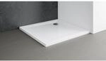 Schulte Duschwanne Mineralguss extra-flach rechteck wei&szlig; 90 x 120 cm