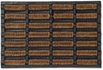 Astra Kokosmatte 'Rimini' schwarz/natur 40 x 60 cm