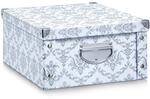Zeller Aufbewahrungsbox 'Vintage' wei&szlig; 40 x 17 x 33 cm