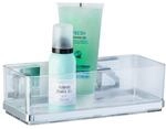 Wenko Wandablage 'Vacuum-Loc Quadro' chromfarbend 25,5 x 8,5 x 14 cm