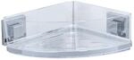 Wenko Eckablage 'Vacuum-Loc Quadro' chromfarbend 28 x 8,5 x 19,5 cm