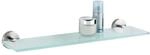 Wenko Glasablage 'Bosio matt' Edelstahl rostfrei 46,5 x 5,5 x 13,5 cm