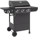 El Fuego Gasgrill 'Columbus' schwarz 107,5 x 117,5 x 58,5 cm