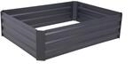 Garden Pleasure Beetumrandung 'Botanika' Stahl anthrazit 120,5 x 91 x 30 cm