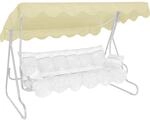 Angerer Freizeitm&ouml;bel Ersatzdach f&uuml;r Hollywoodschaukel beige 210 x 145 cm