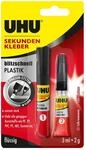 Uhu Sekundenkleber-Set mit Aktivatorstift Plastik 2 g/3 ml