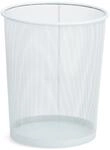 Zeller Papierkorb wei&szlig; mesh Metall &Oslash; 29,5 x 24,5 cm