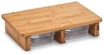 Zeller Schneidebrett naturfarben 40,5 x 8,5 x 26,5 cm