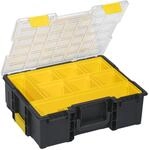 Allit Kleinteilekoffer 'EuroPlus Pro >K< 44.144/8' schwarz/gelb 44 x 35,5 x 14,4 cm