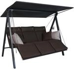 Angerer Freizeitm&ouml;bel Hollywoodschaukel 'Lounge Smart' 3-Sitzer braun 210 x 160 x