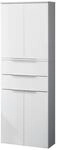 Fackelmann Hochschrank 'Kara' wei&szlig; matt 61 x 176,1 x 32 cm