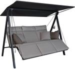 Angerer Freizeitm&ouml;bel Hollywoodschaukel 'Lounge Smart' 3-Sitzer beige 210 x 160 x